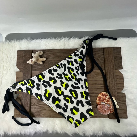 Le Doux Neon Cheetah Print Bikini Bottom - Picture 2 of 3